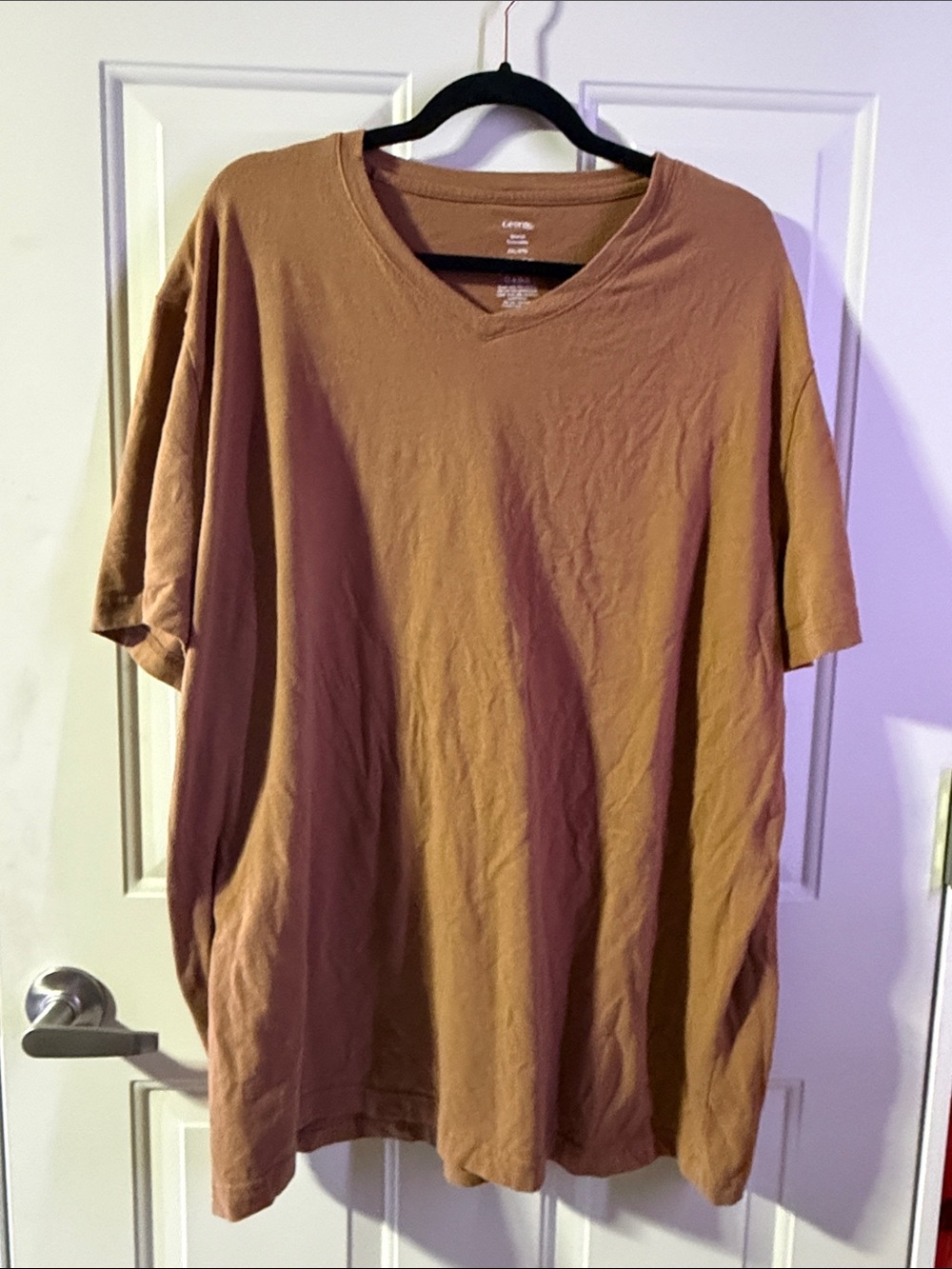 George Plus Size Stretch V-Neck T-Shirt 2XL